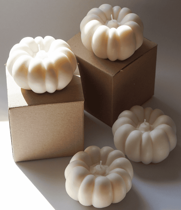 Handmade design candle Large Pumpkin