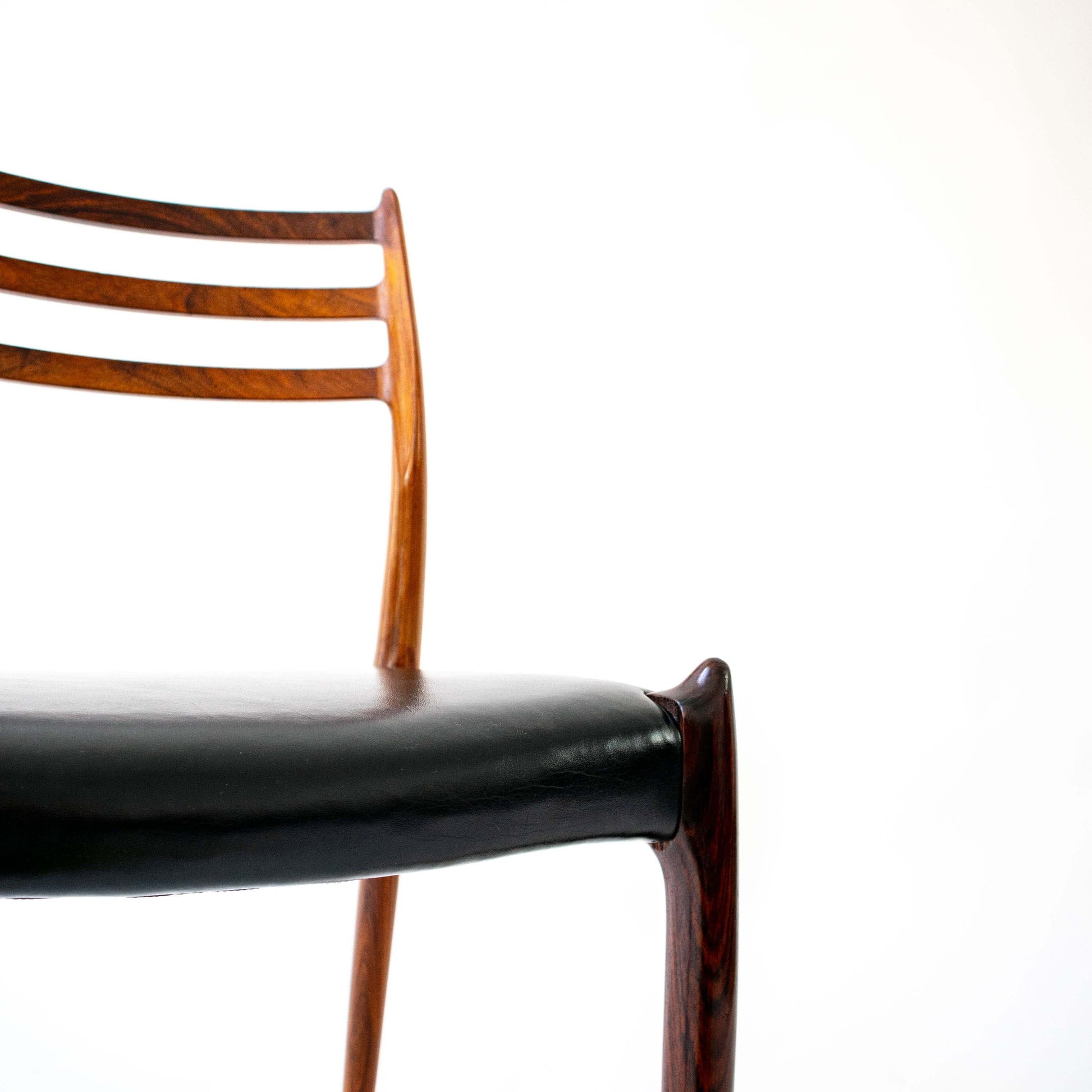 Vintage Esszimmerstuhl Modell 78 von Niels Otto Møller für J.L. Møllers Møbelfabrik Set von 8