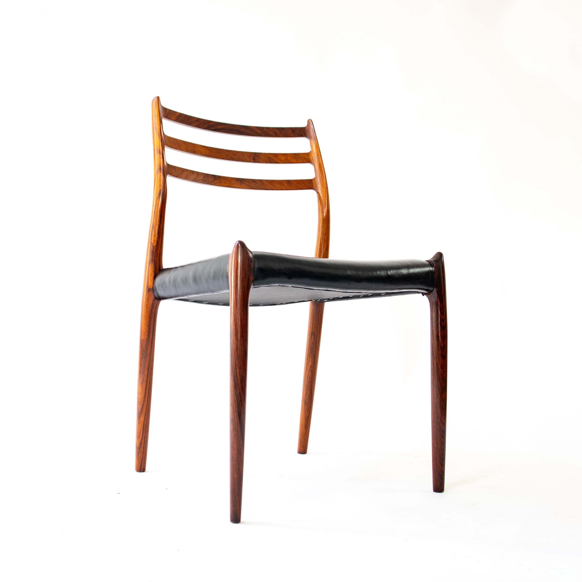 Vintage Esszimmerstuhl Modell 78 von Niels Otto Møller für J.L. Møllers Møbelfabrik Set von 8