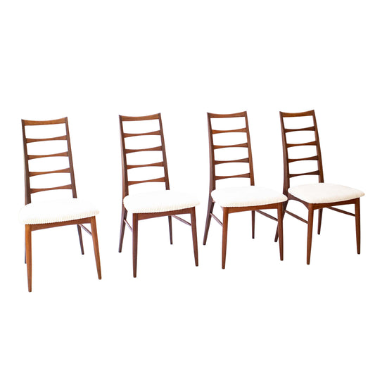 Set von 4 Vintage Stühle "Lis" von Niels Koefoed für Hornslet Møbelfabrik