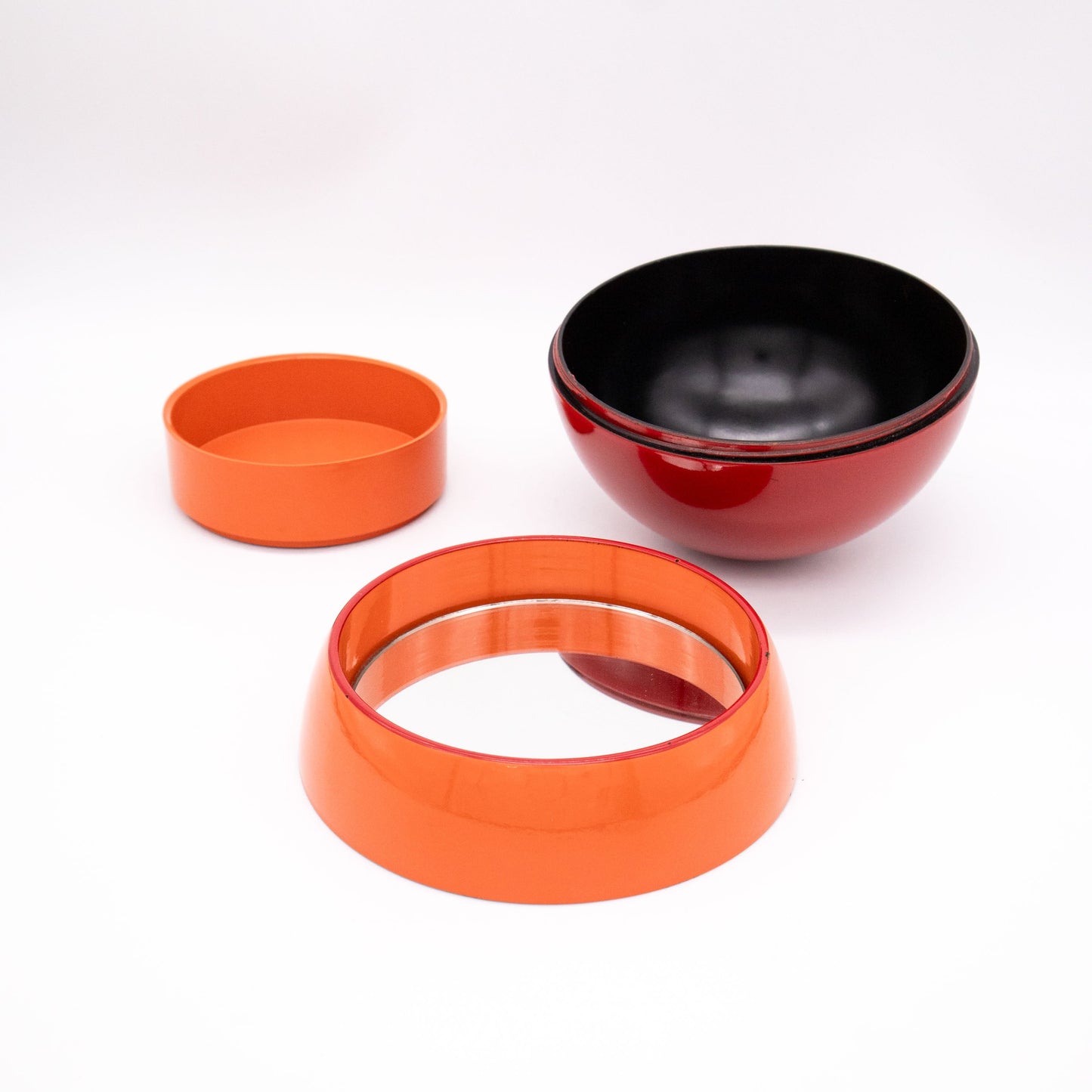 Vintage Tischspiegel Space Age Kugel von Ardco