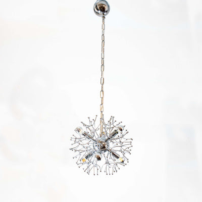 Suspension vintage Pissenlit de Gaetano Sciolari pour Sciolari, époque spatiale Spoutnik
