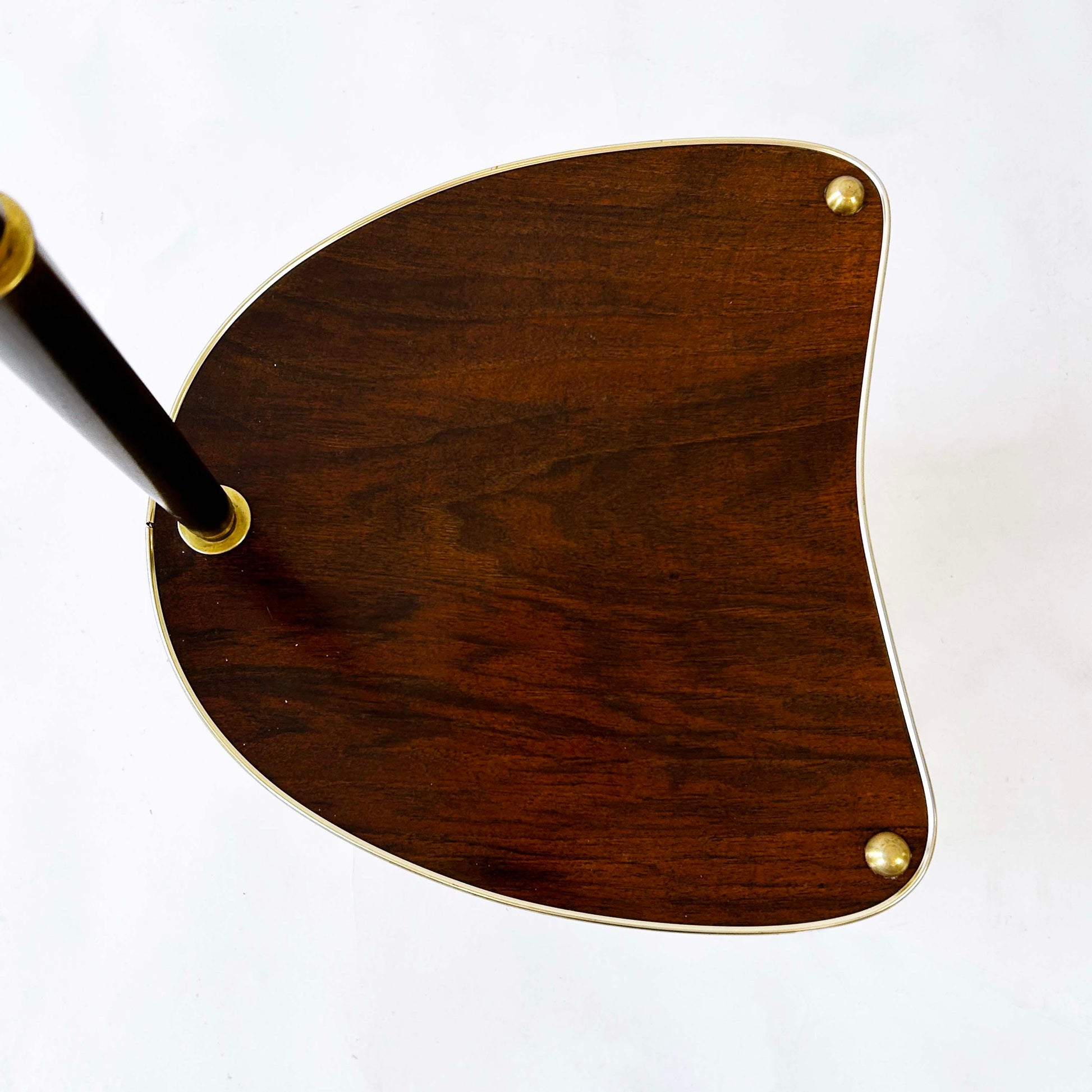 Vintage Stehlampe mit integriertem Beistelltisch