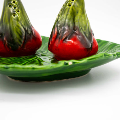 Vintage Salz- und Pfefferstreuer Tomatenform