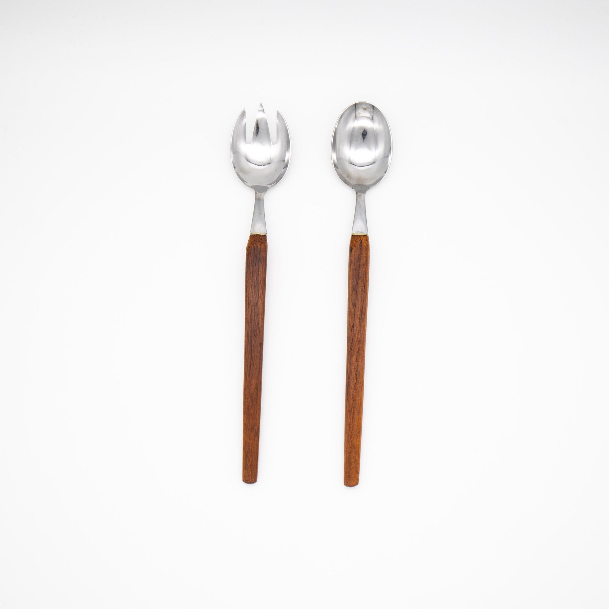 Vintage Salatbesteck mit Teakgriff