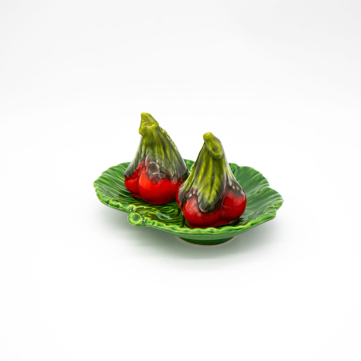 Vintage Salz- und Pfefferstreuer Tomatenform