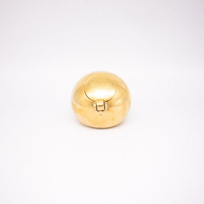 Vintage Aschenbecher von Valenti Kugel-Design Messing