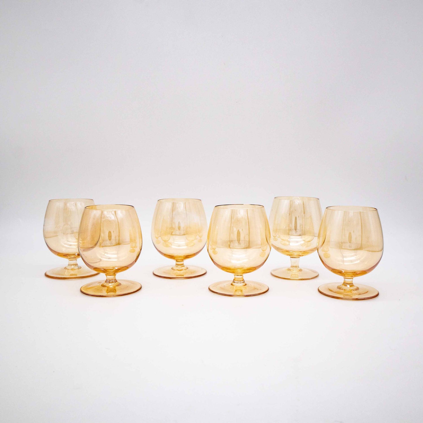 Vintage Cognacschwenker Set von 6 in Regenschirmhalterung