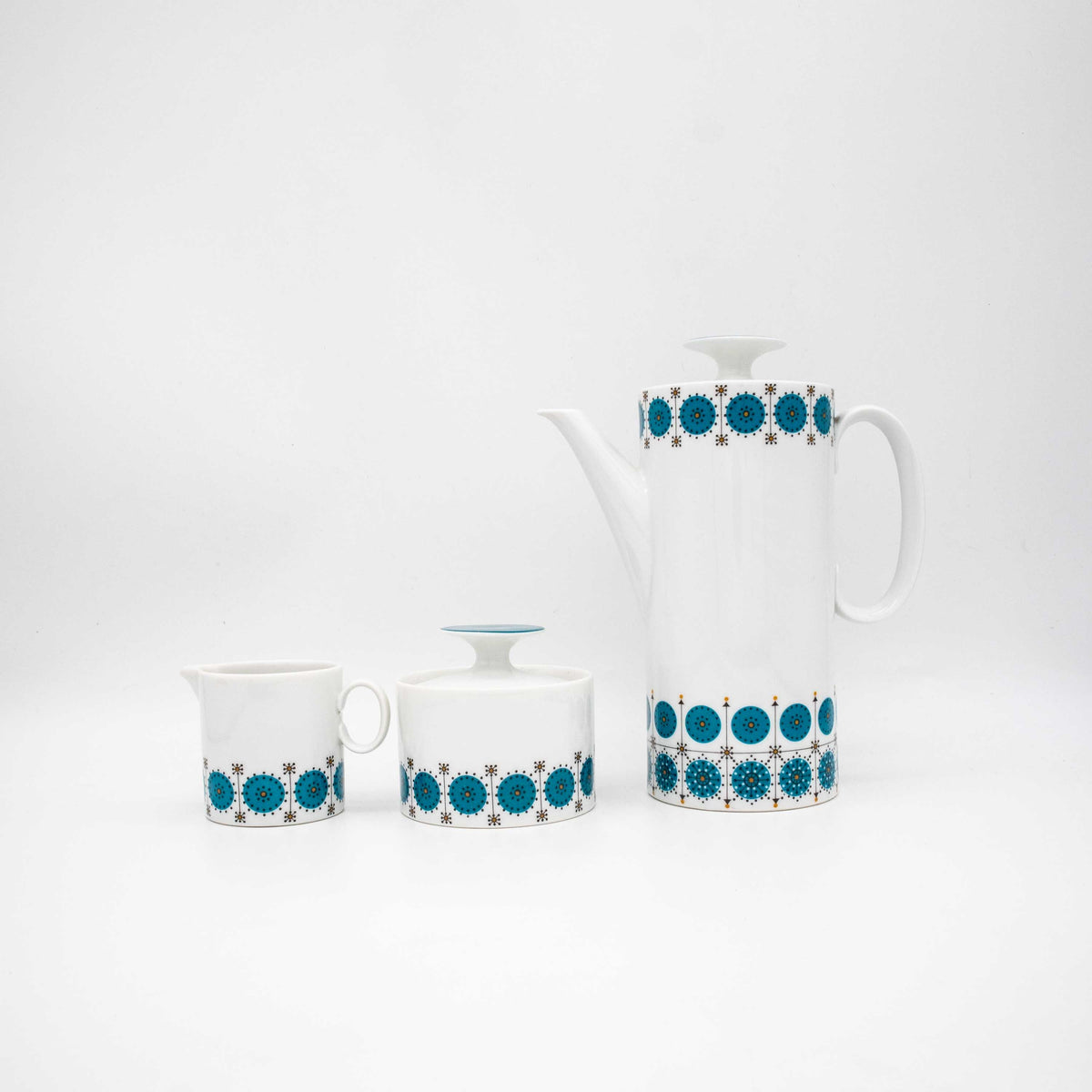 Vintage Porzellan Kaffeeservice Medaillon Smaragd Thomas – 2nd home