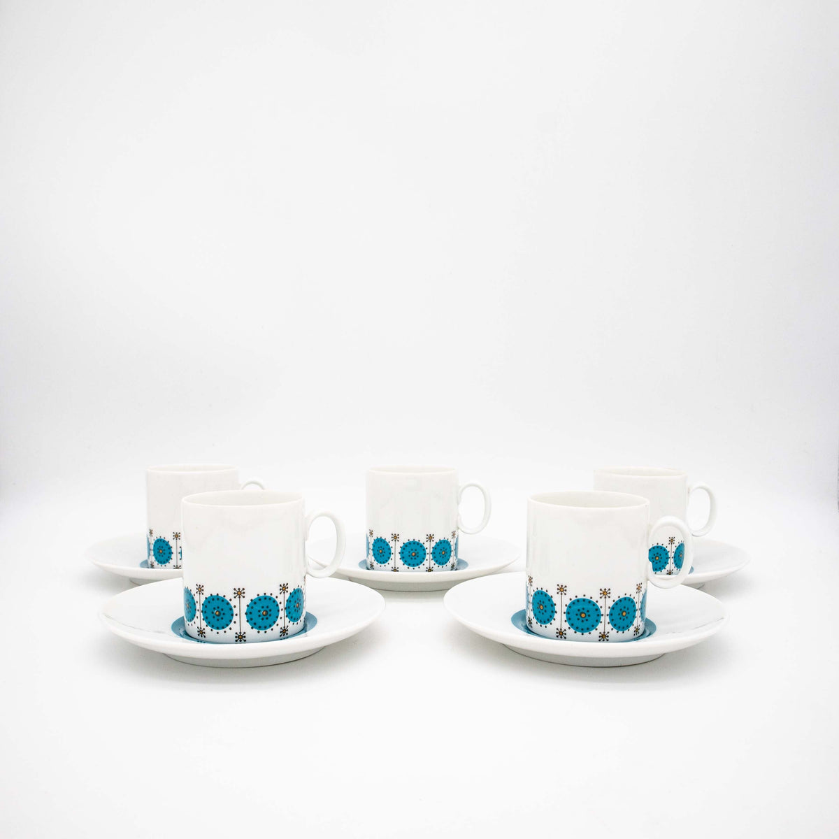Vintage Porzellan Kaffeeservice Medaillon Smaragd Thomas – 2nd home