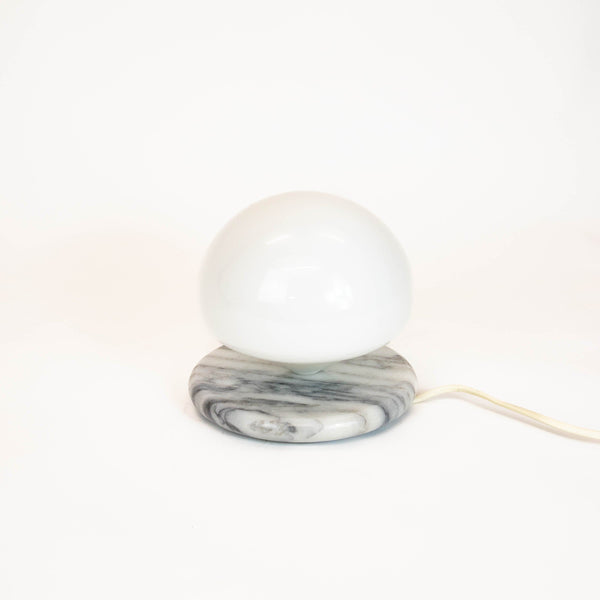 Lampe de table vintage Optelma sur socle en marbre Space Age