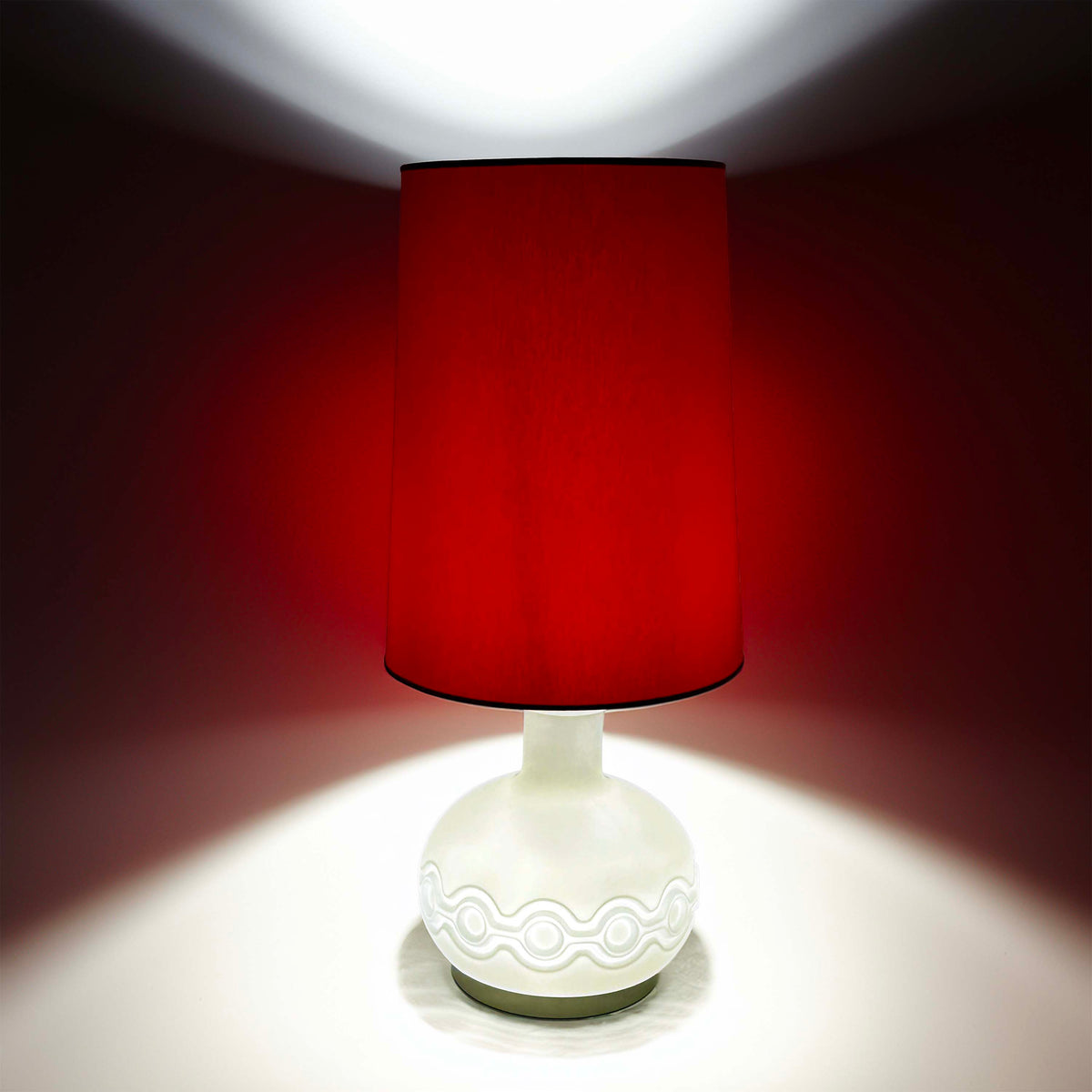 Standlampe von Peill & Putzler Space Age mit beleuchtetem Sockel