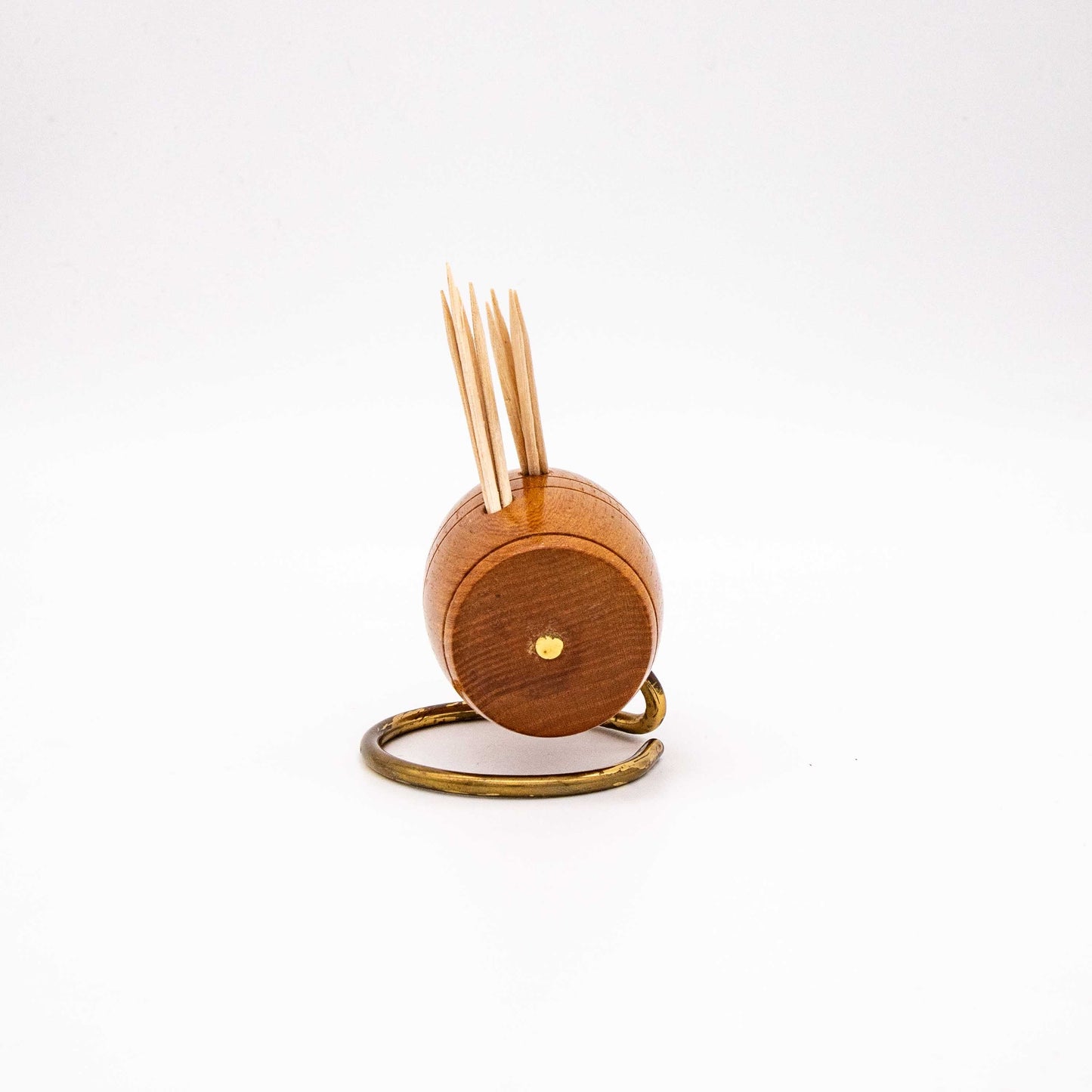 Vintage barrel-shaped toothpick holder