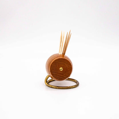 Vintage barrel-shaped toothpick holder