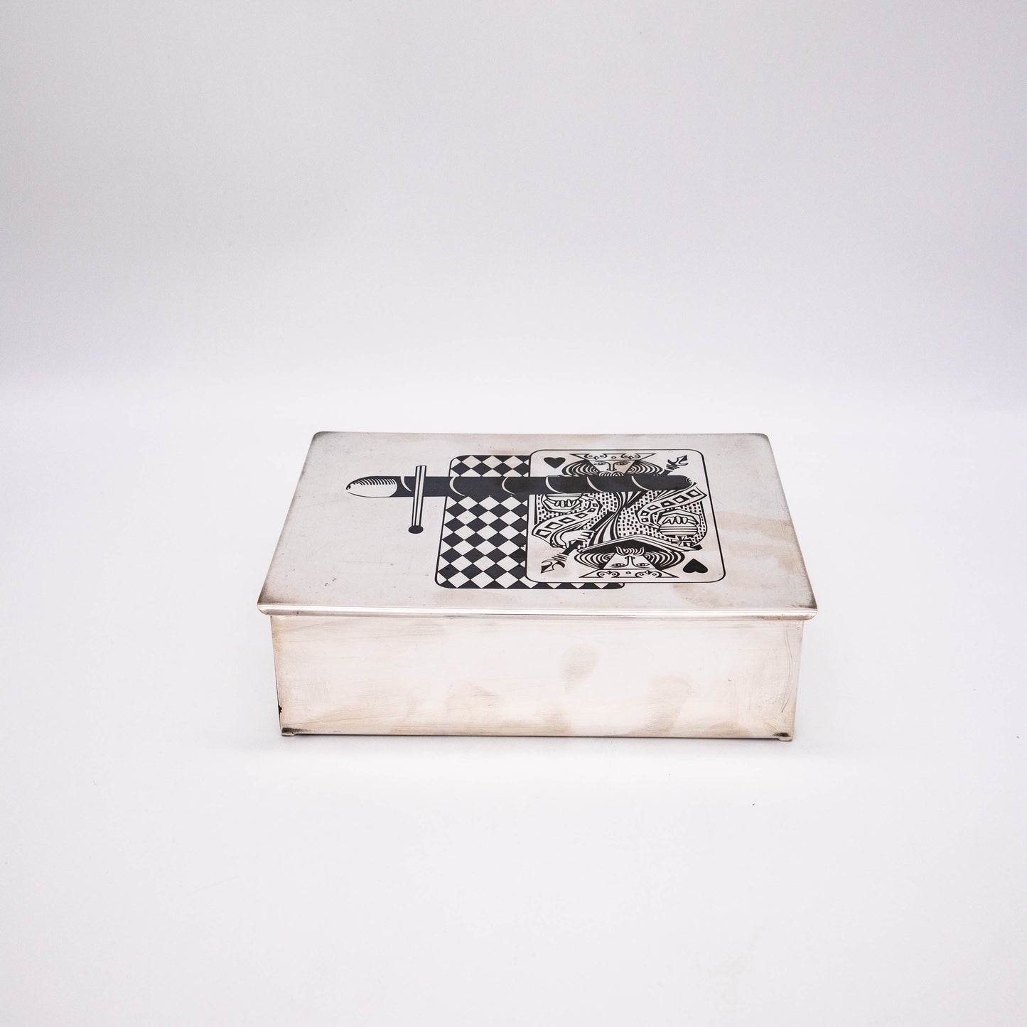 Vintage Spielkartenbox von WMF Ikora