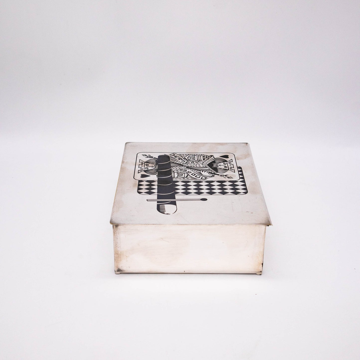 Vintage Spielkartenbox von WMF Ikora