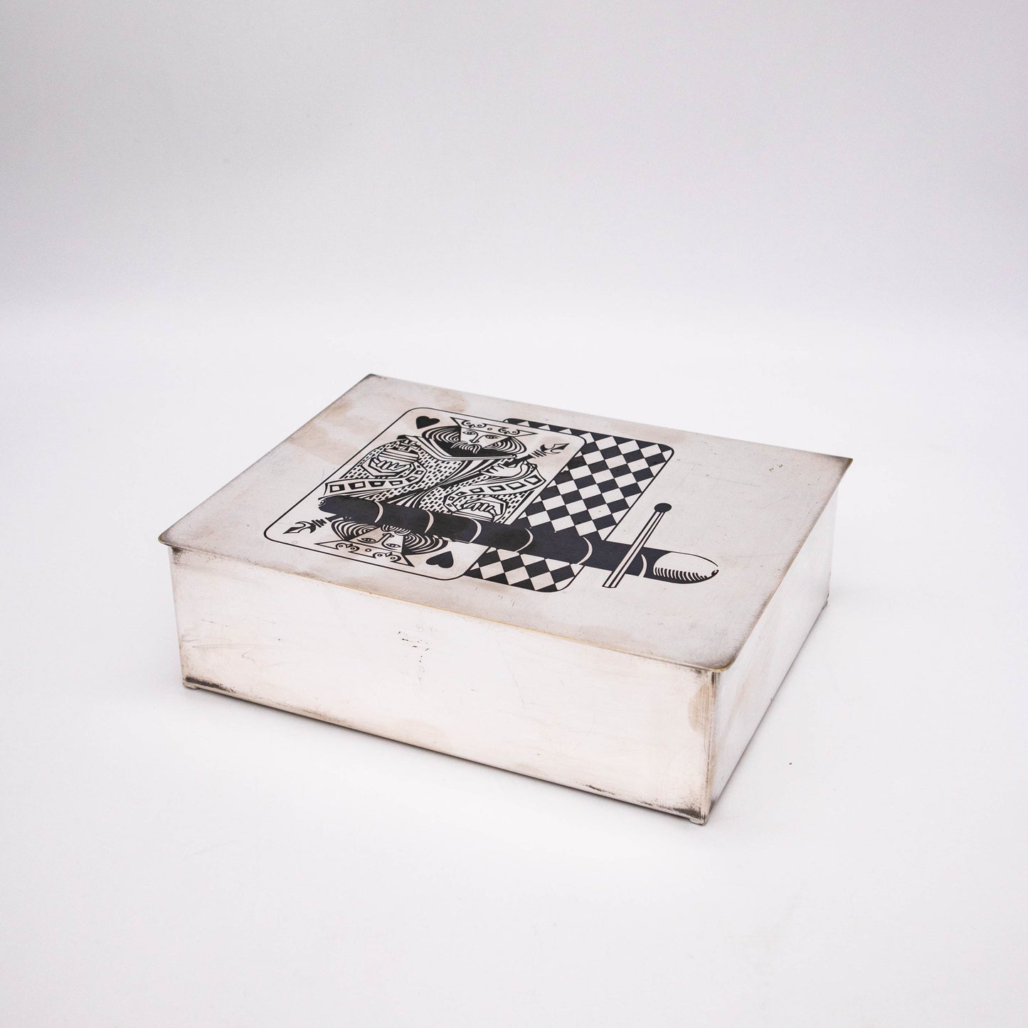 Vintage Spielkartenbox von WMF Ikora