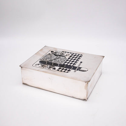 Vintage Spielkartenbox von WMF Ikora