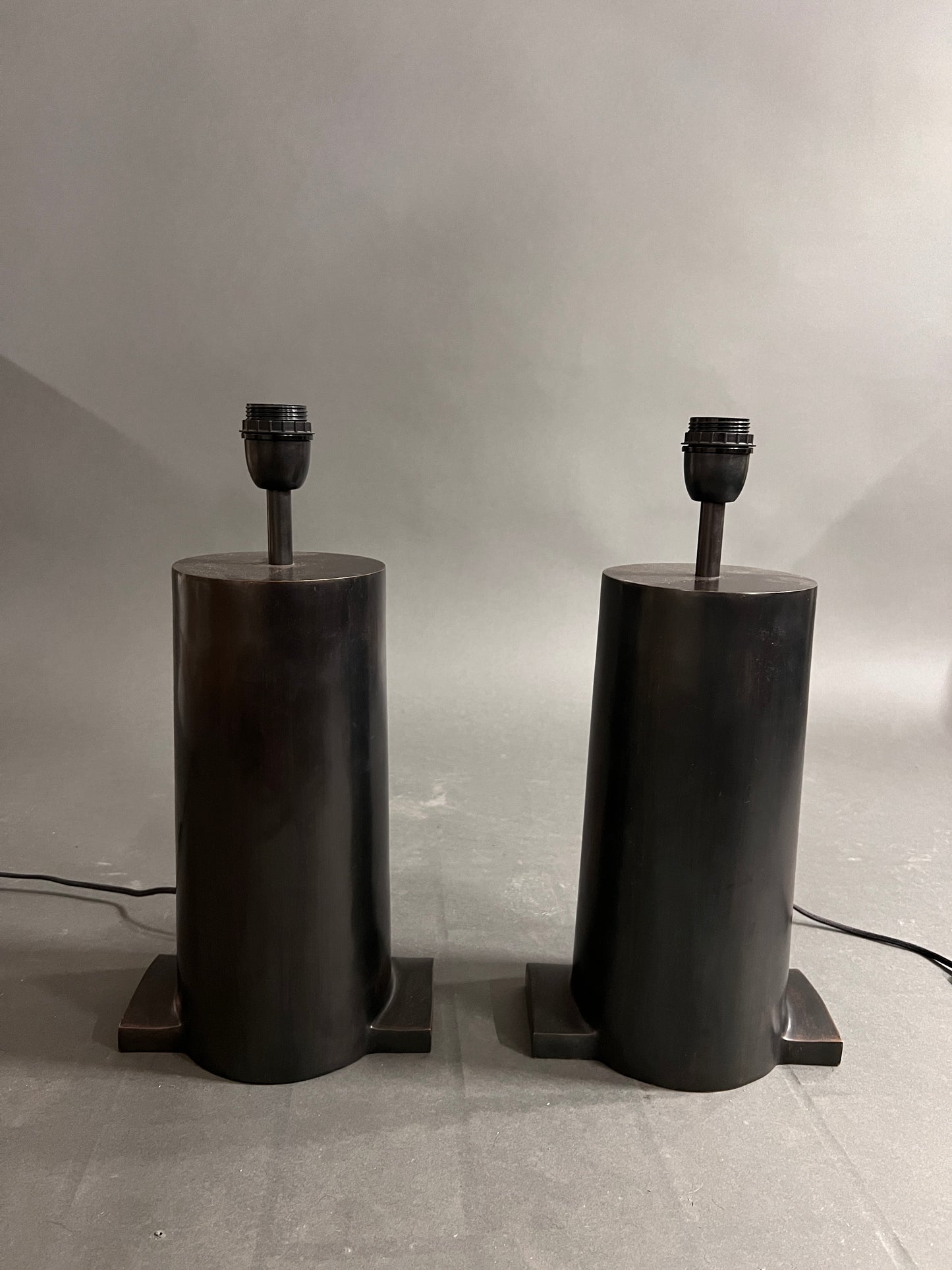 Set von 2 Tischlampen mit Schirm