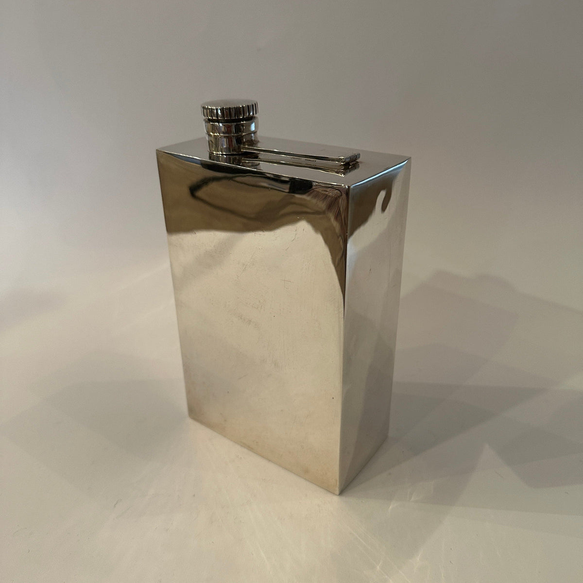 Vintage Flachmann Sterlingsilber von Cartier Silber