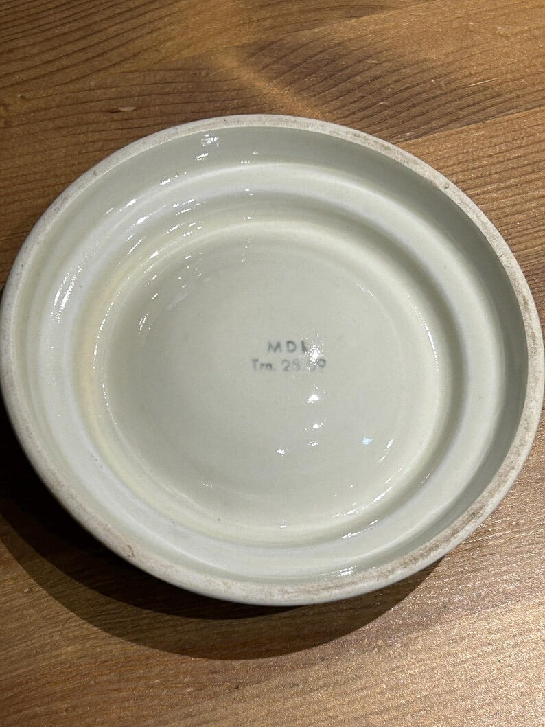 Vintage Aschenbecher "Pastis 51 – Pernod 45" Porzellan Moulin des Loups