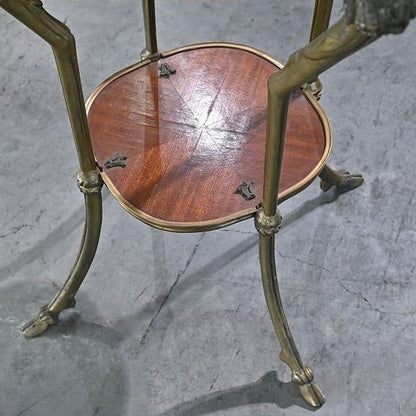 Vintage Beistelltisch mit Engel-Dekor aus Frankreich