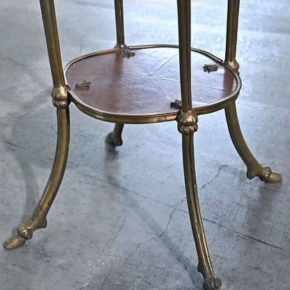 Vintage Beistelltisch mit Engel-Dekor aus Frankreich