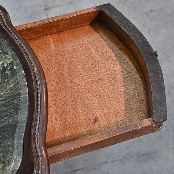 Vintage Beistelltisch mit Engel-Dekor aus Frankreich