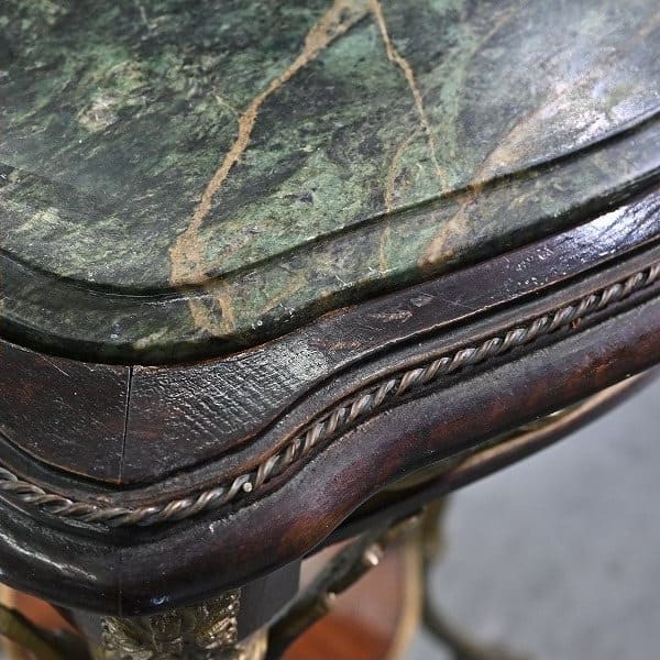 Vintage Beistelltisch mit Engel-Dekor aus Frankreich