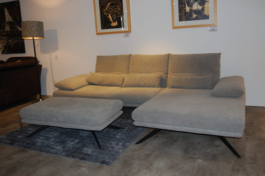 Modulsofa 'Delta' von Liva mit Hocker