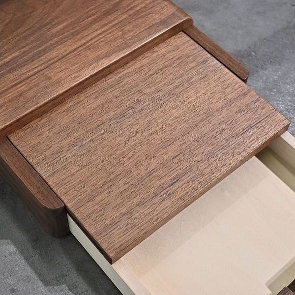 Vintage Butsudan Presso 33 von 久和屋, kompakt, mit Schublade, Walnussholz