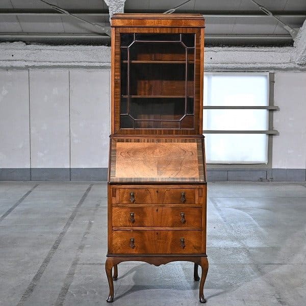 Vintage Bücherschrank mit Sekretär