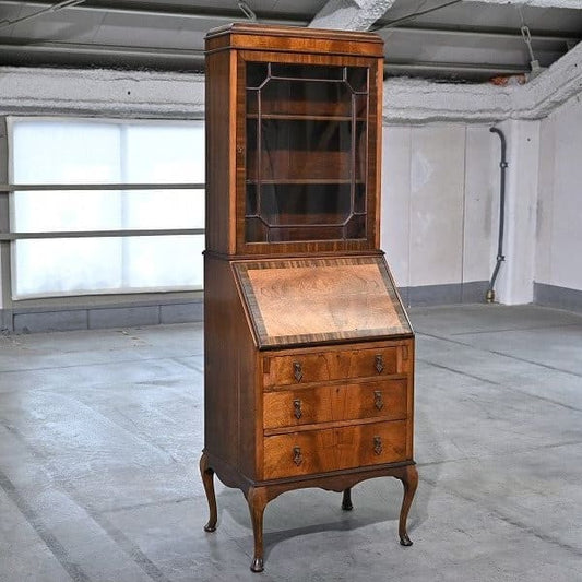 Vintage Bücherschrank mit Sekretär