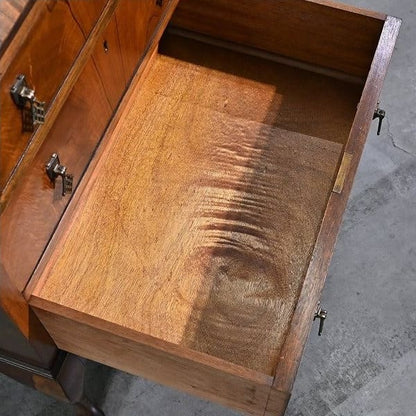 Vintage Bücherschrank mit Sekretär