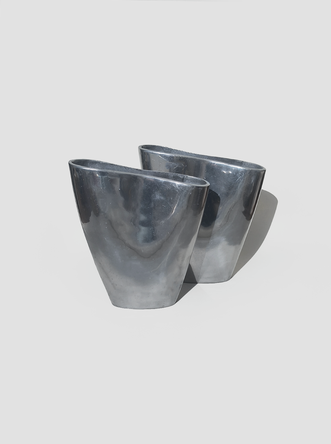 Set von 2 Vintage Vase klein
