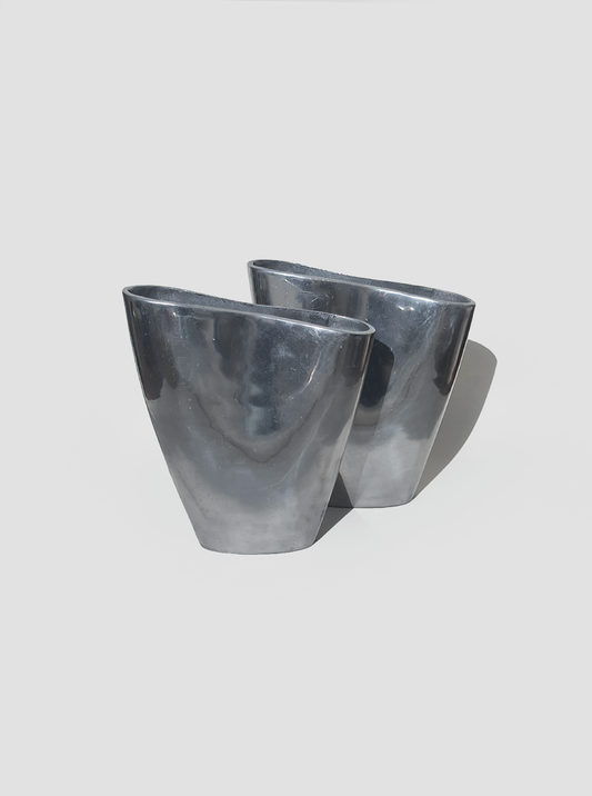 Set von 2 Vintage Vase klein