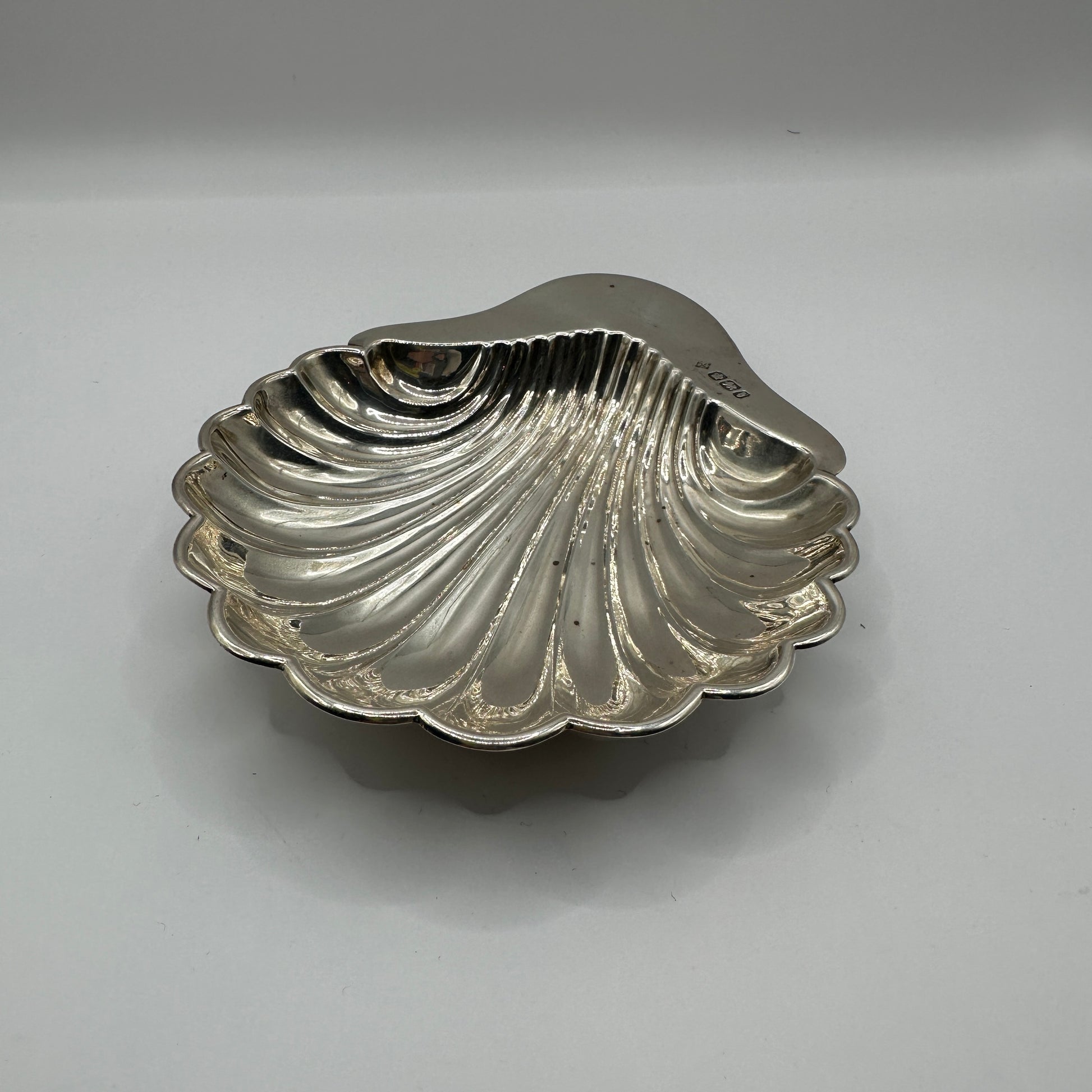 Vintage Muschel-Schale Sterling Silber klassisch und elegant