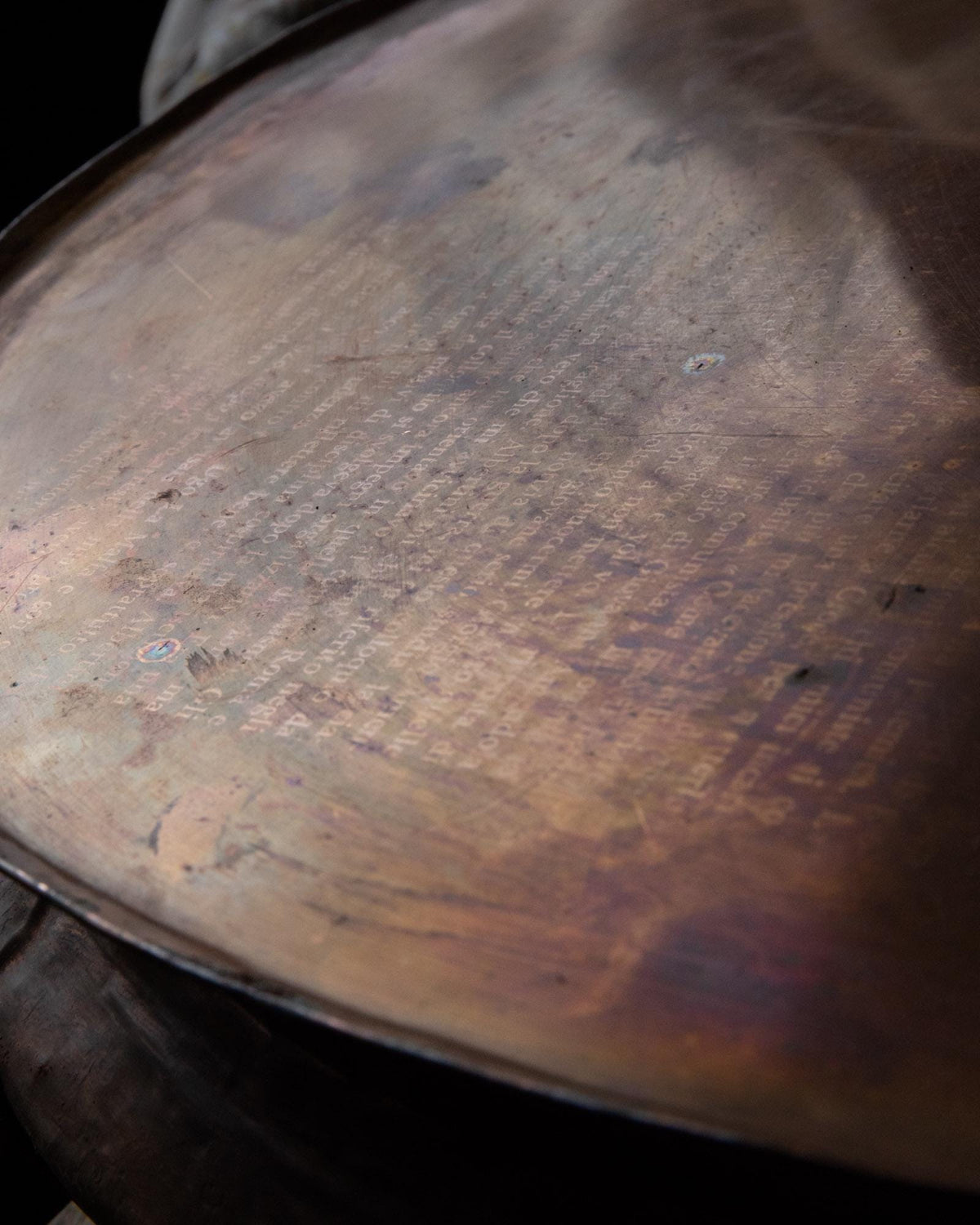 Vintage Kupferkessel Kupfer Patina Dekoration Kupfer