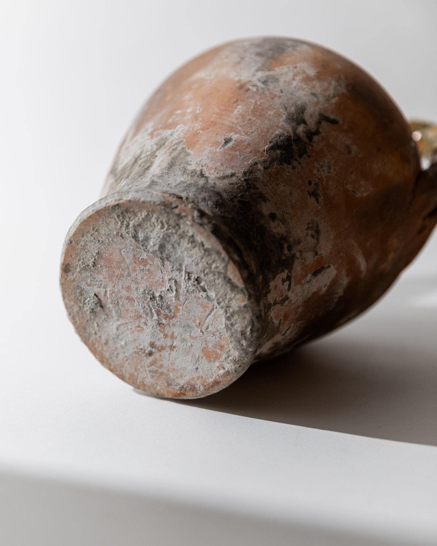 Vintage Amphore Terrakotta mit gedrehten Henkeln