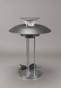 Vintage Table Lamp PH 5 by Poul Henningsen for Louis Poulsen Gray Blue Silver White