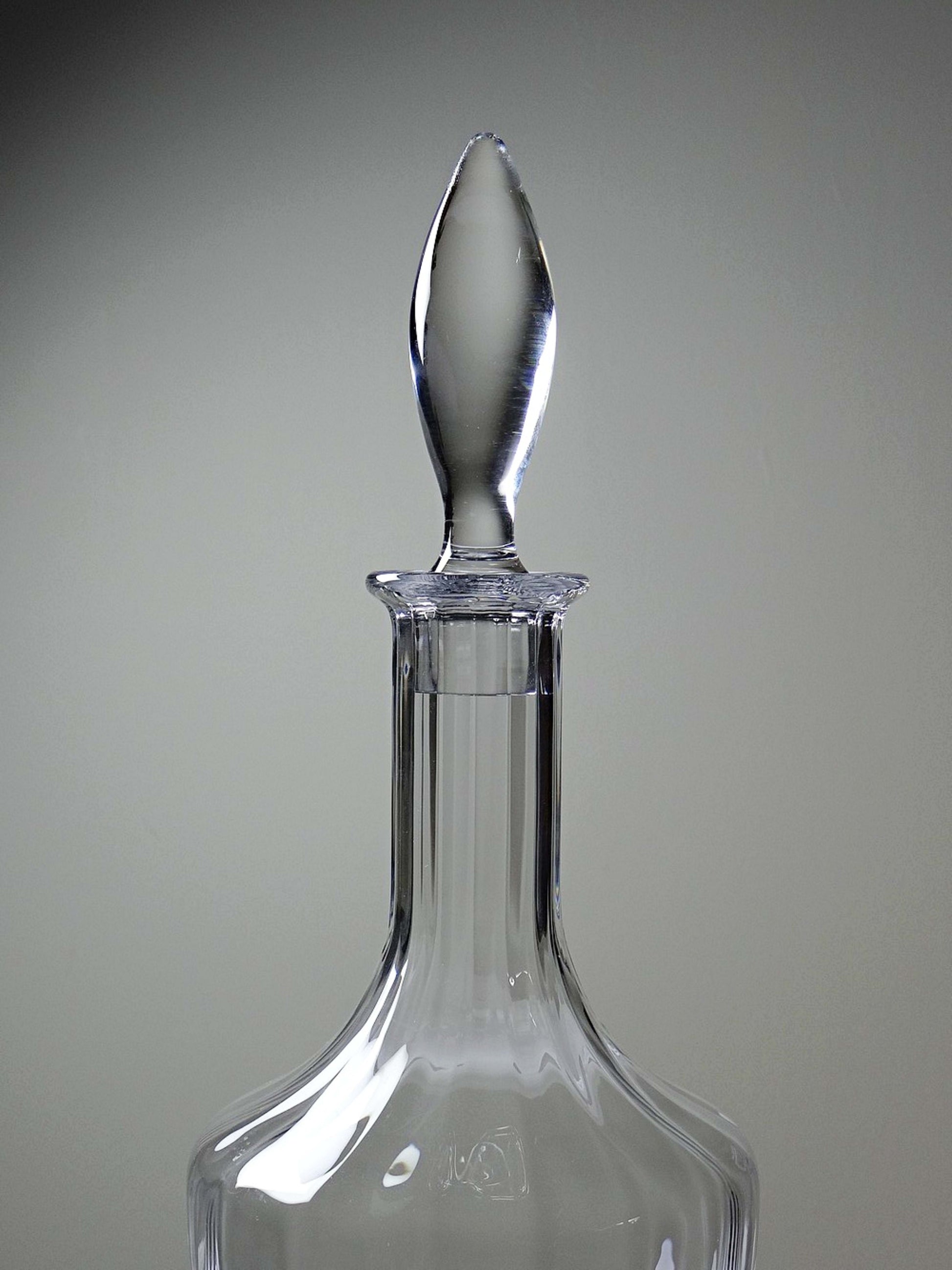 Vintage Kristallkaraffe von Cristal de Sèvres