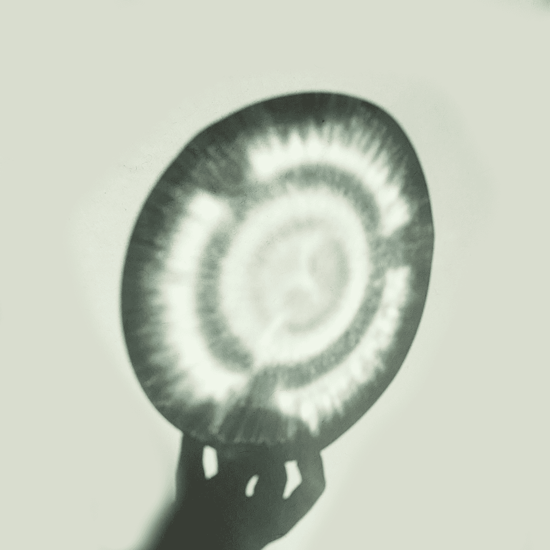 Vintage Teller Aqua Soleil von Wassergrün Recyceltes Glas Set von 5