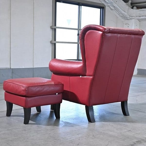 Vintage Sessel DM-0072 mit Ottoman von Domicil für IDC Otsuka