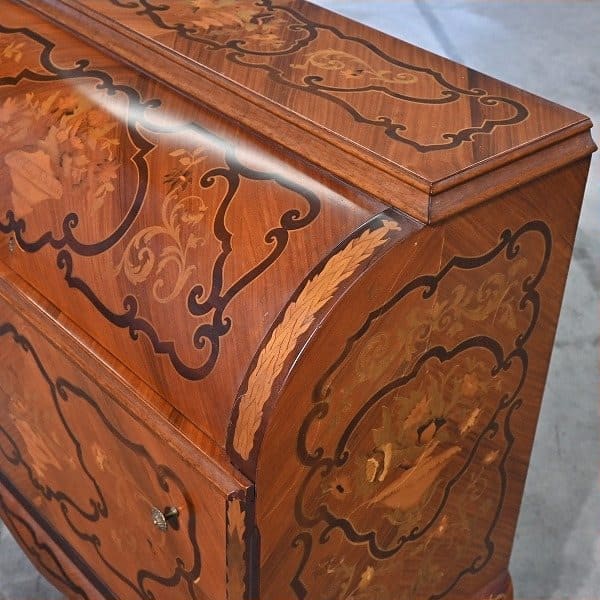 Vintage Rolltop-Bürosekretär von Italien