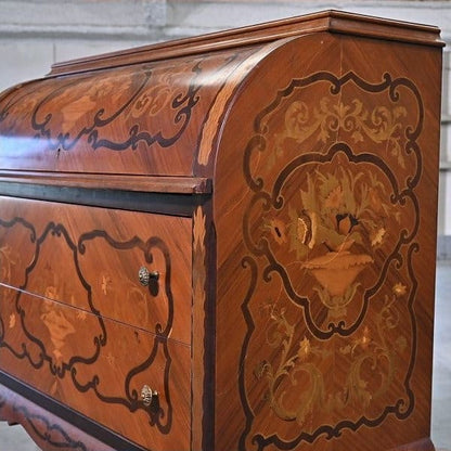 Vintage Rolltop-Bürosekretär von Italien