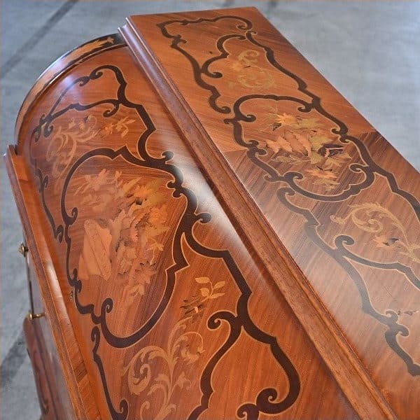 Vintage Rolltop-Bürosekretär von Italien