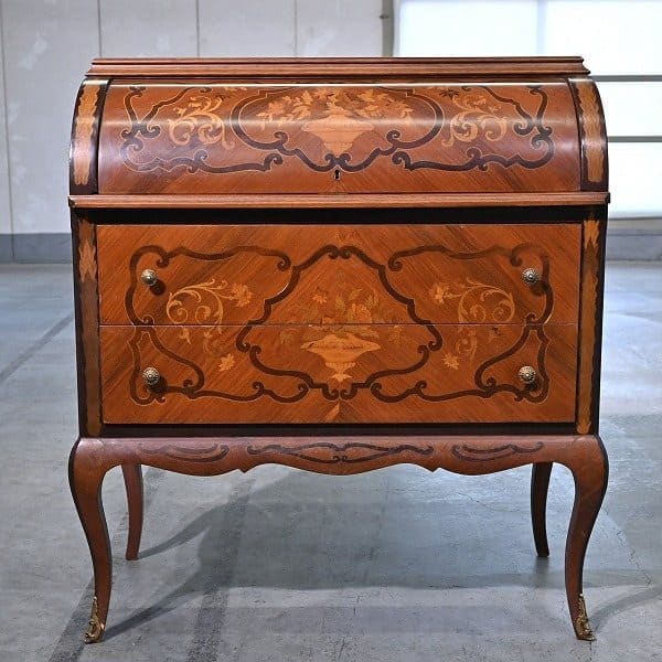 Vintage Rolltop-Bürosekretär von Italien