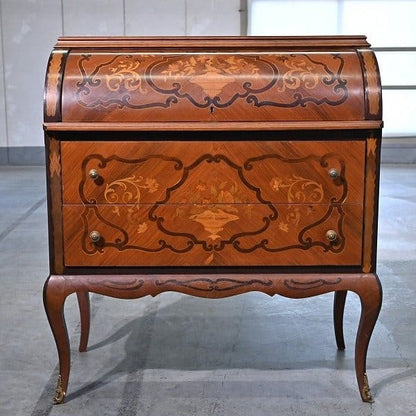 Vintage Rolltop-Bürosekretär von Italien