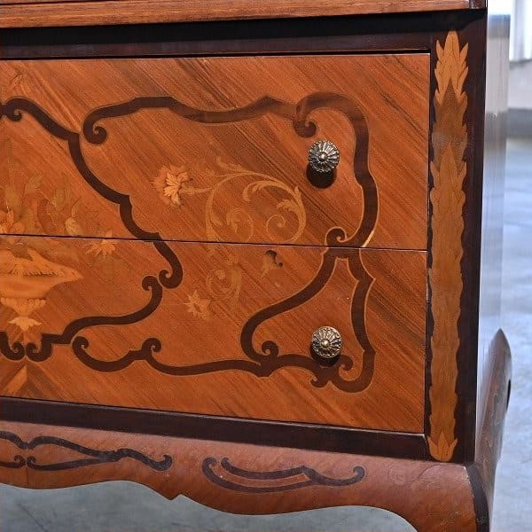 Vintage Rolltop-Bürosekretär von Italien