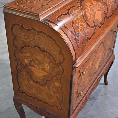 Vintage Rolltop-Bürosekretär von Italien